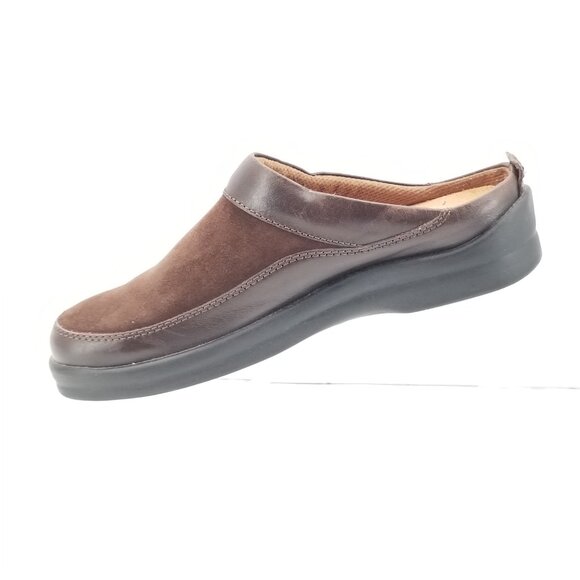 Birkenstock Women Shoe Footprints Altos Brown Clog Slip ON Comfort Mules Size 9 - Picture 4 of 8